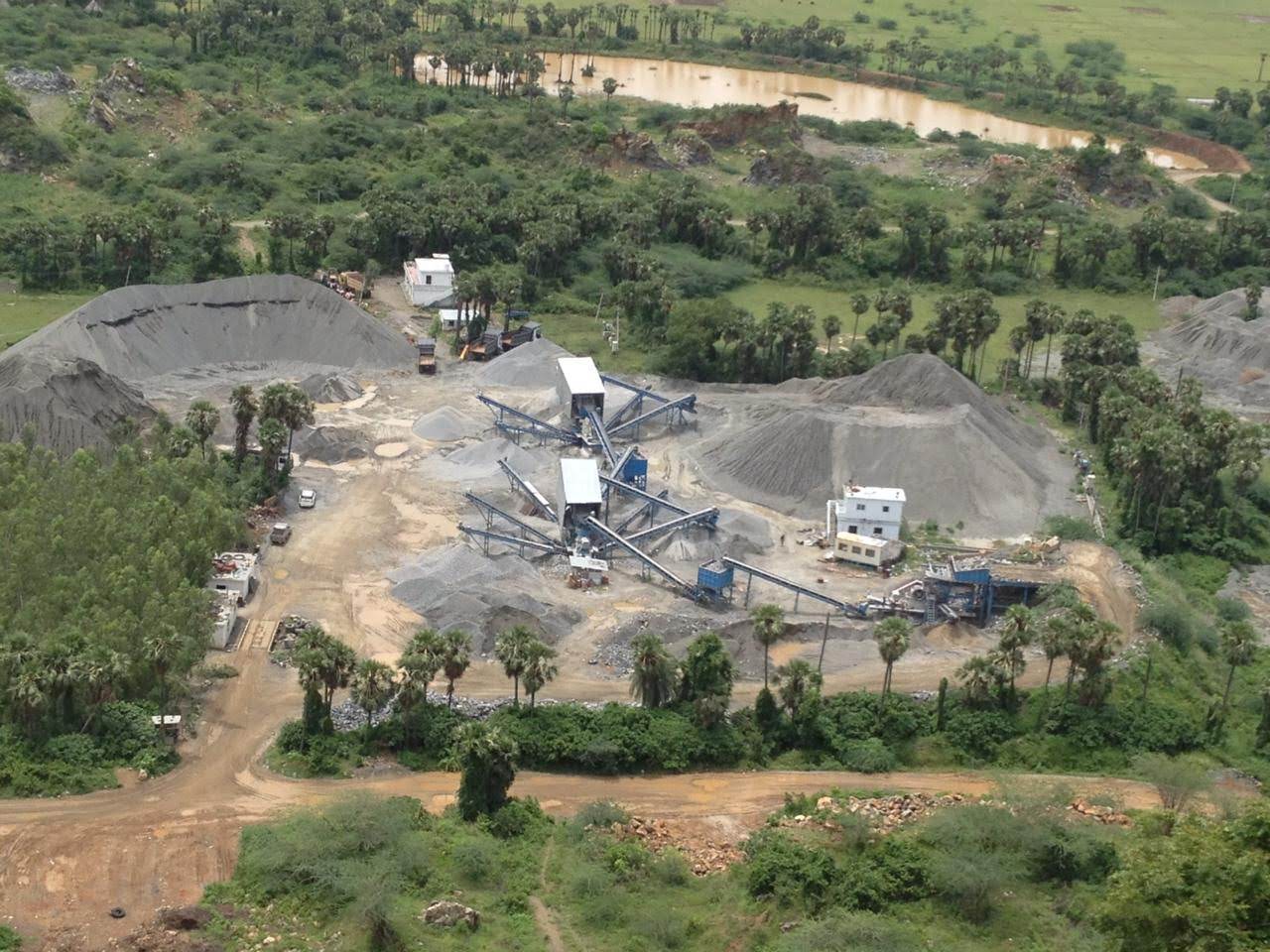 Sriraja aggregate crusher plant