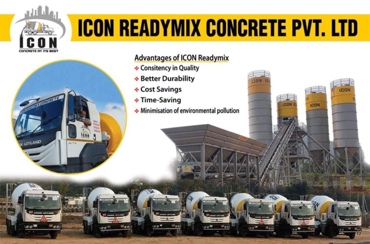 ICON Readymix Concrete fleet and batching plant